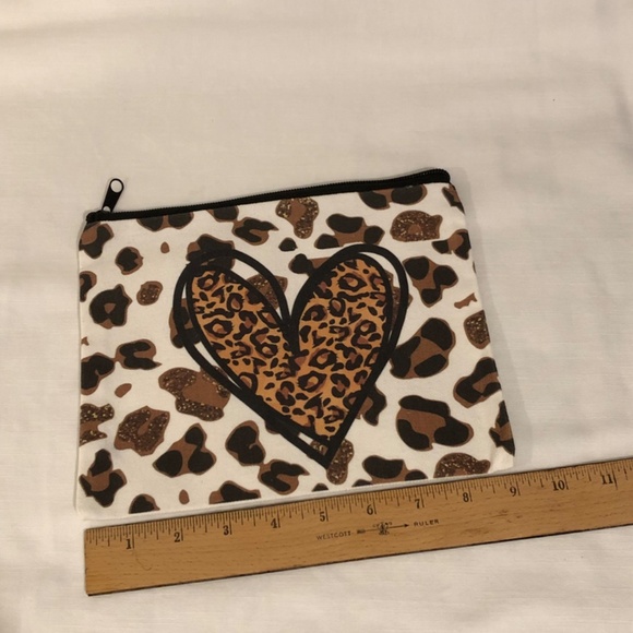 Zip Canvas Case, Cosmetics, Gadgets, Electronics, 9" x 7" NWOT - Picture 2 of 3